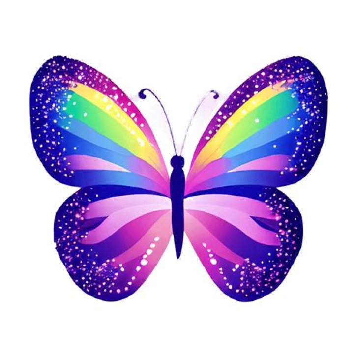Does a rainbow butterfly exist?