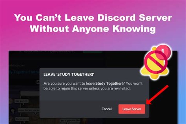 How do I join a Discord server without anyone knowing?