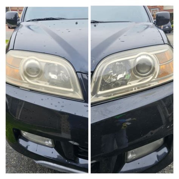 How do I restore my headlights with lemon and baking soda?