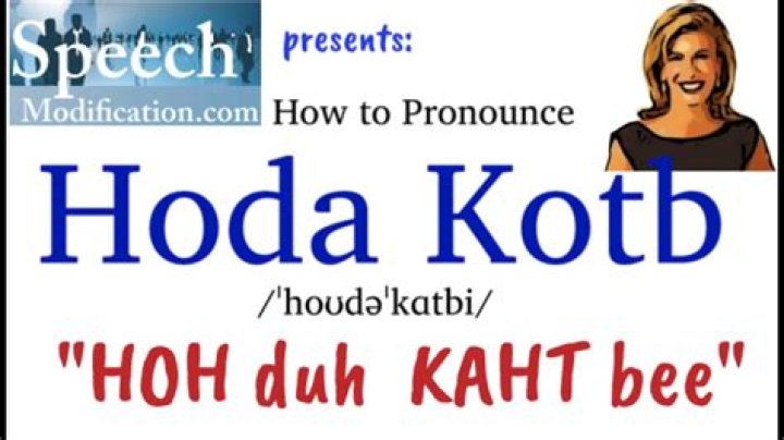 How do you pronounce Hoda? – Celebrity.fm – #1 Official Stars, Business & People Network, Wiki, Success story, Biography & Quotes