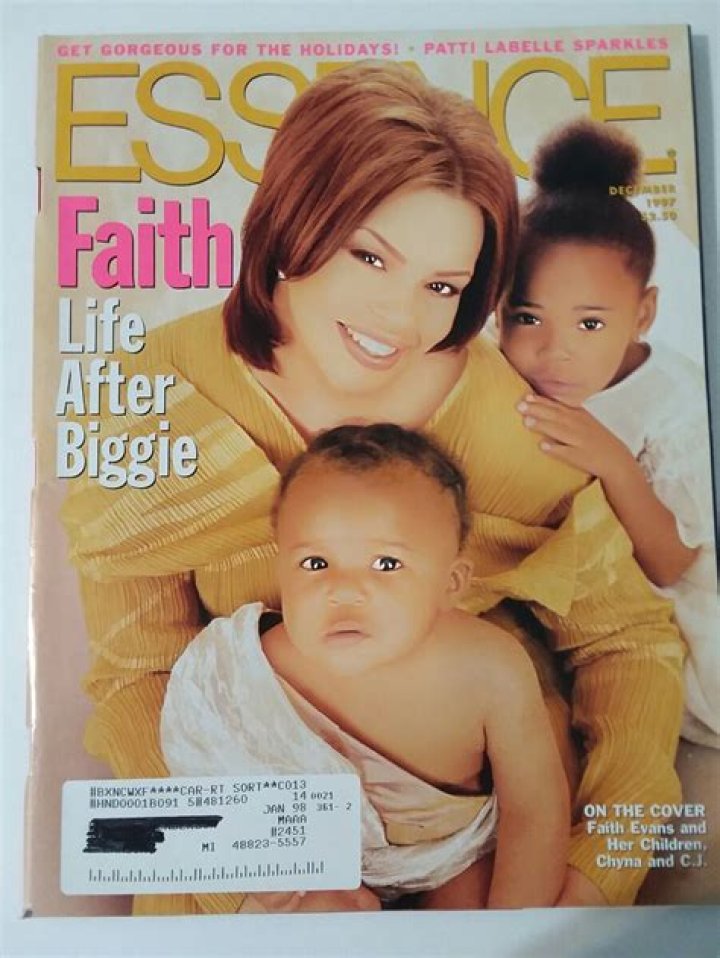 How many kids does Faith Evans have from Biggie?