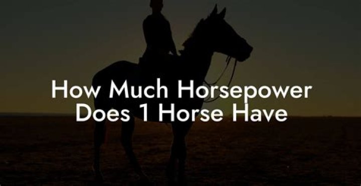 Kemm jagħmel horsepower proline 481X?