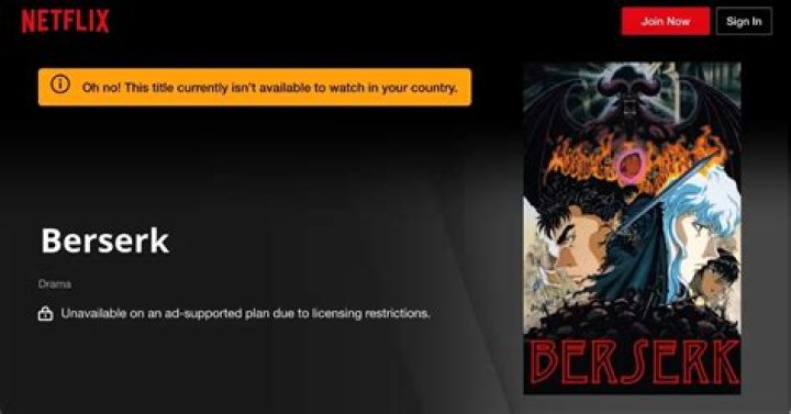 ¿Está Berserk disponible en Netflix? – Celebrity.fm