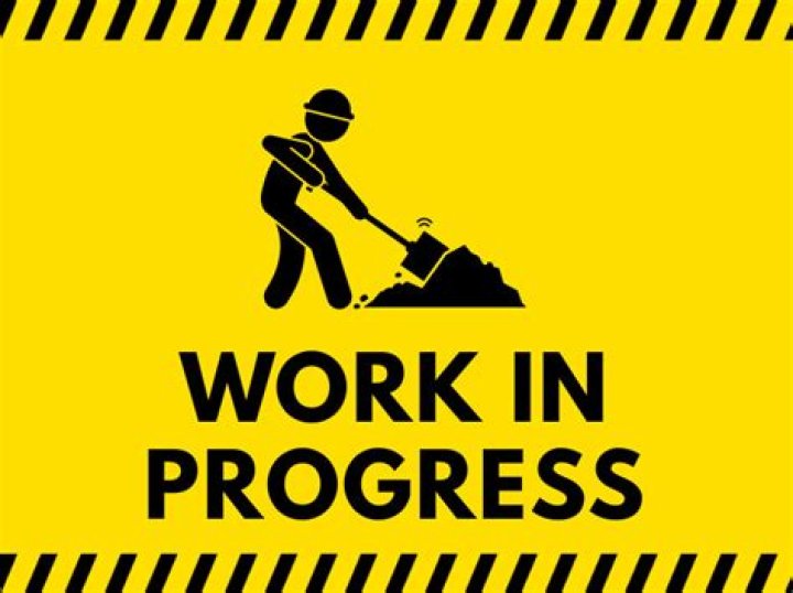 Is it a working progress or work in progress?