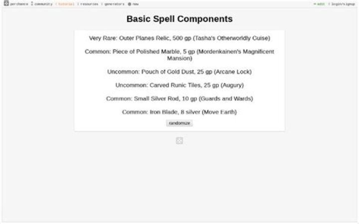 What are spell components? – Celebrity.fm – #1 Official Stars, Business & People Network, Wiki, Success story, Biography & Quotes