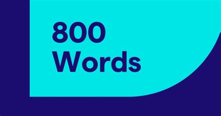 What does 800 words look like typed? – Celebrity.fm – #1 Official Stars, Business & People Network, Wiki, Success story, Biography & Quotes