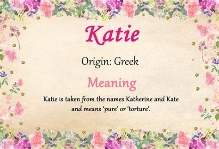 ¿Qué significa Katie? – Celebrity.fm