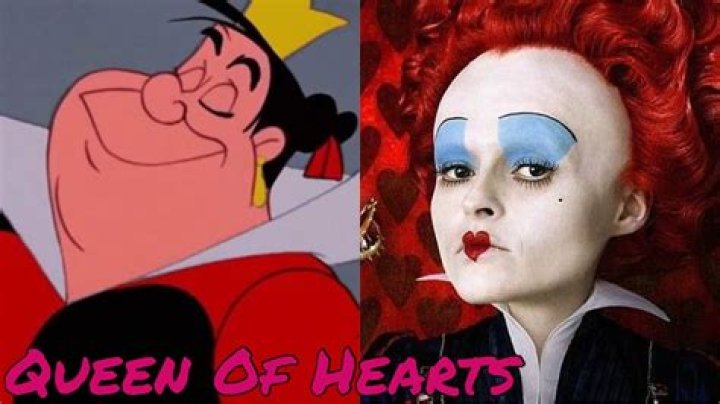 What does the Queen of Hearts represent in Alice in Wonderland?