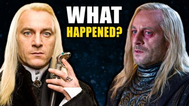 What happened to Lucius Malfoy after Voldemort died?