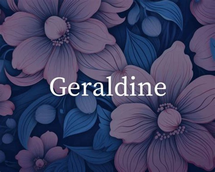 What is the meaning of Geraldine?