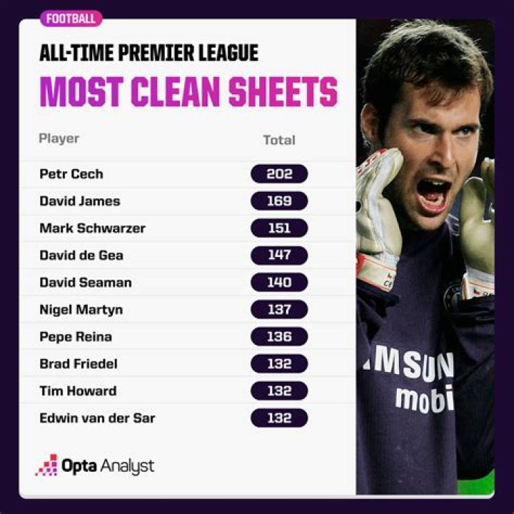 What is the most clean sheets in a Premier League season?