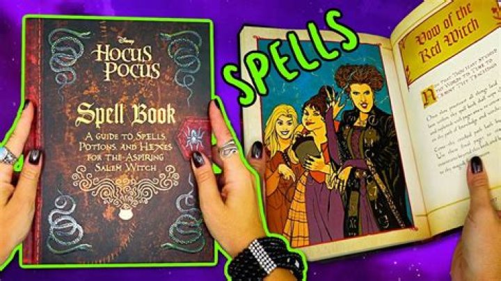 What is the spell book in Hocus Pocus made of?