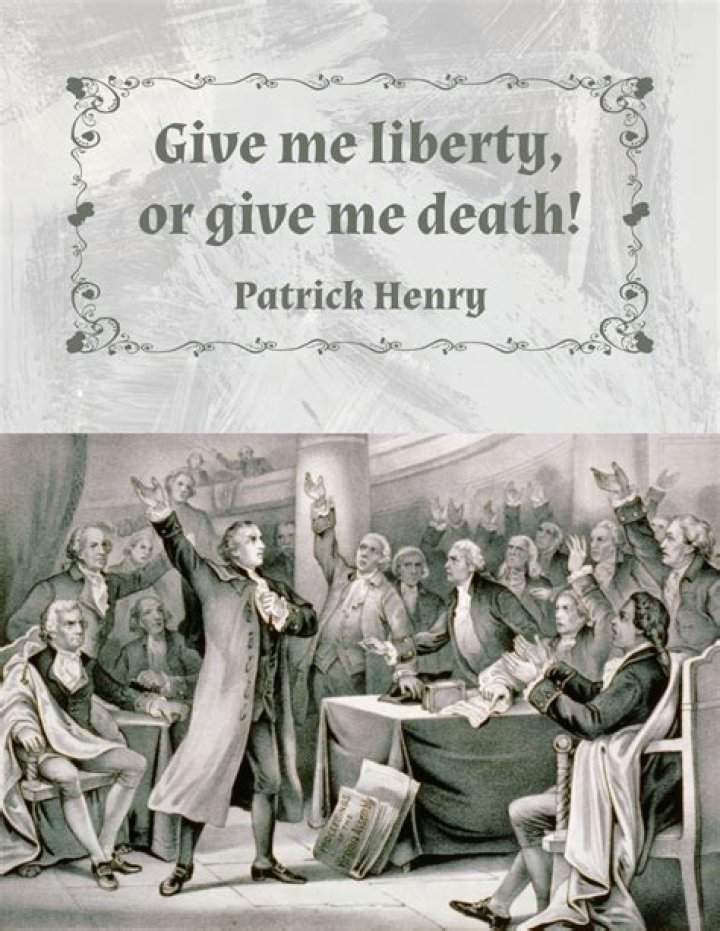 What literary device is give me liberty or give me death?