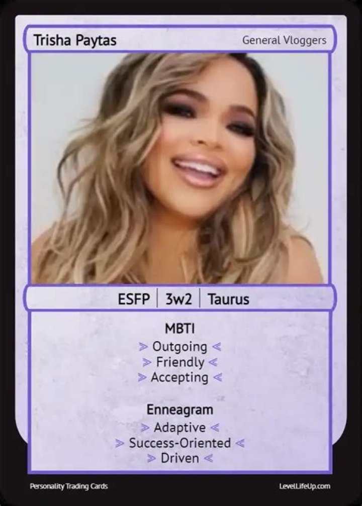 Dè an seòrsa pearsantachd a th’ ann an Trisha paytas?